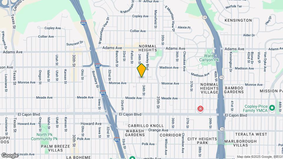 4511 34th St, Unit 2 Map and Location Details