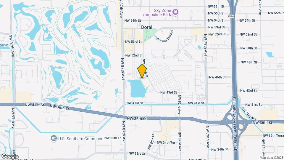 4703 NW 84th Ct Map and Location Details