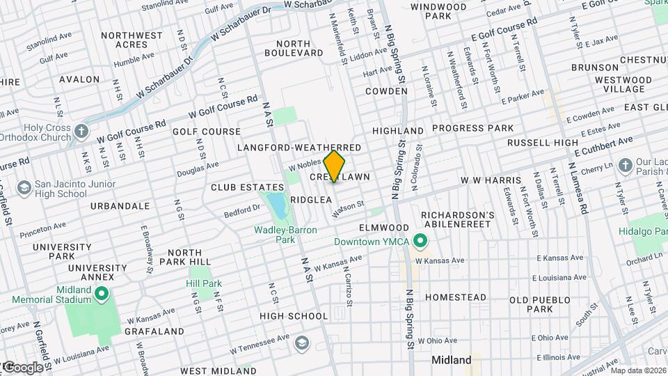 1104 N Carrizo St Map and Location Details