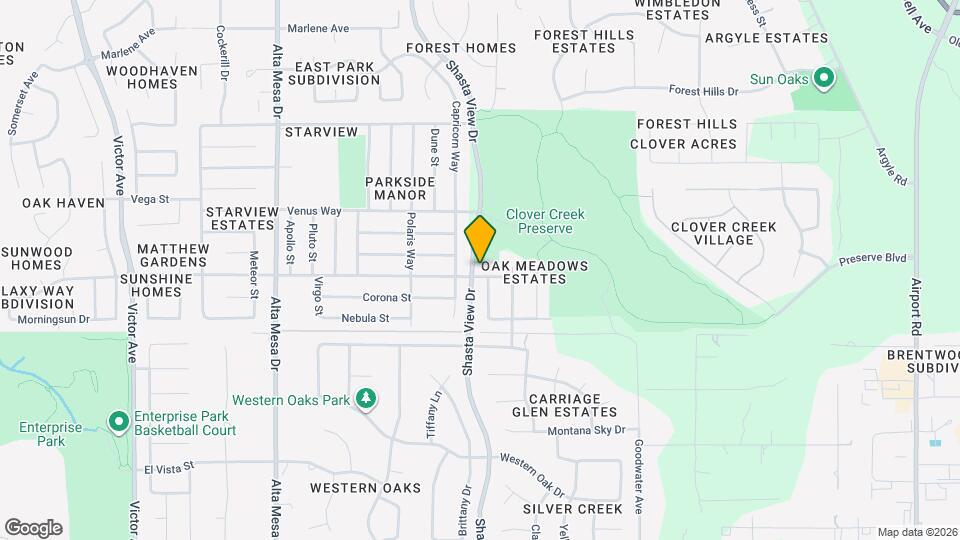 2750 Galaxy Way Map and Location Details