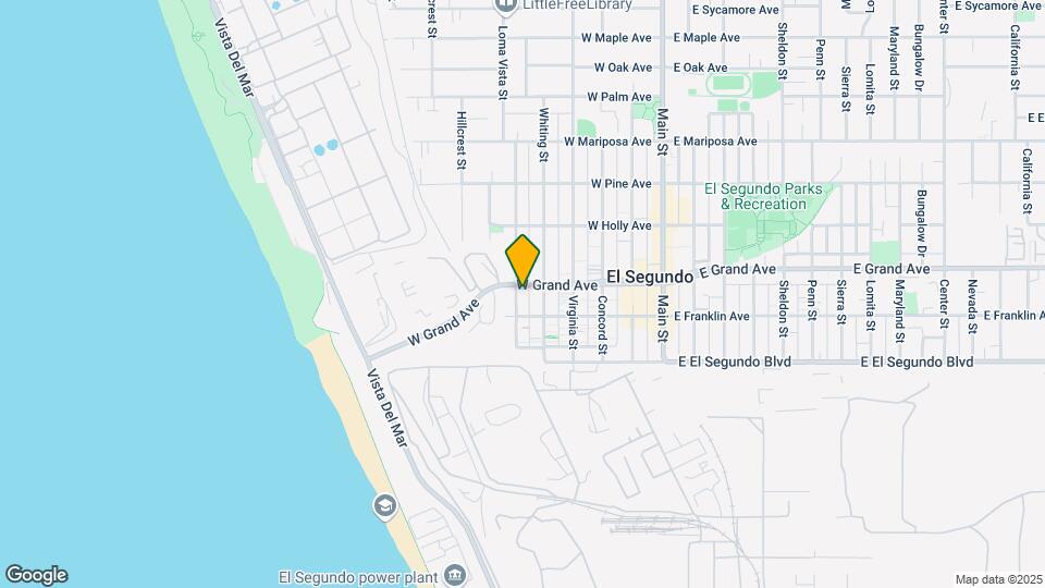 222 Loma Vista St Map and Location Details