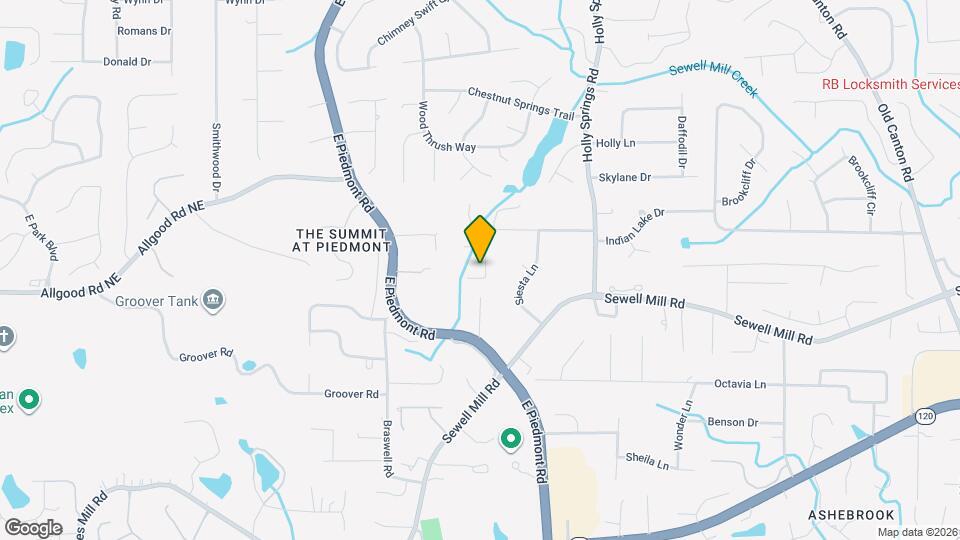 1454 Hembree Station Dr Map and Location Details