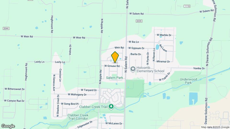 3534 W Grouse Rd Map and Location Details