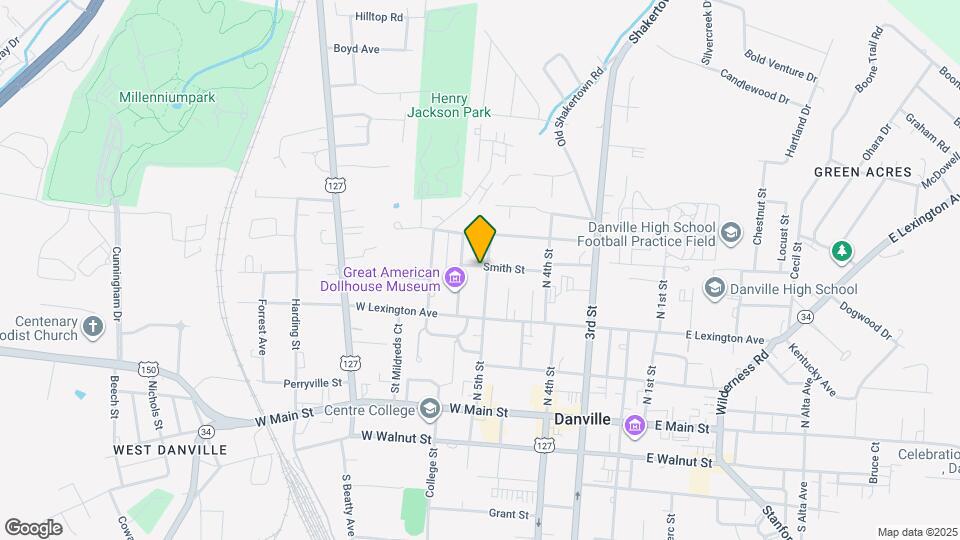 355 N 5th St Map and Location Details