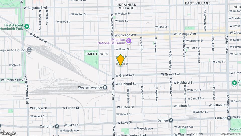 537 N Claremont Ave Mapa y Detalles de la Ubicación