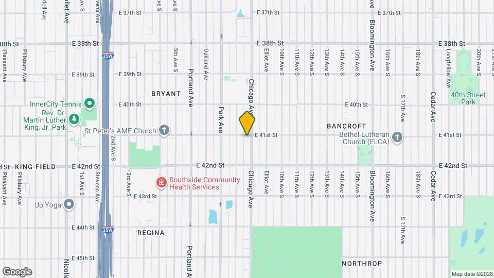 4106 Chicago Ave Map and Location Details