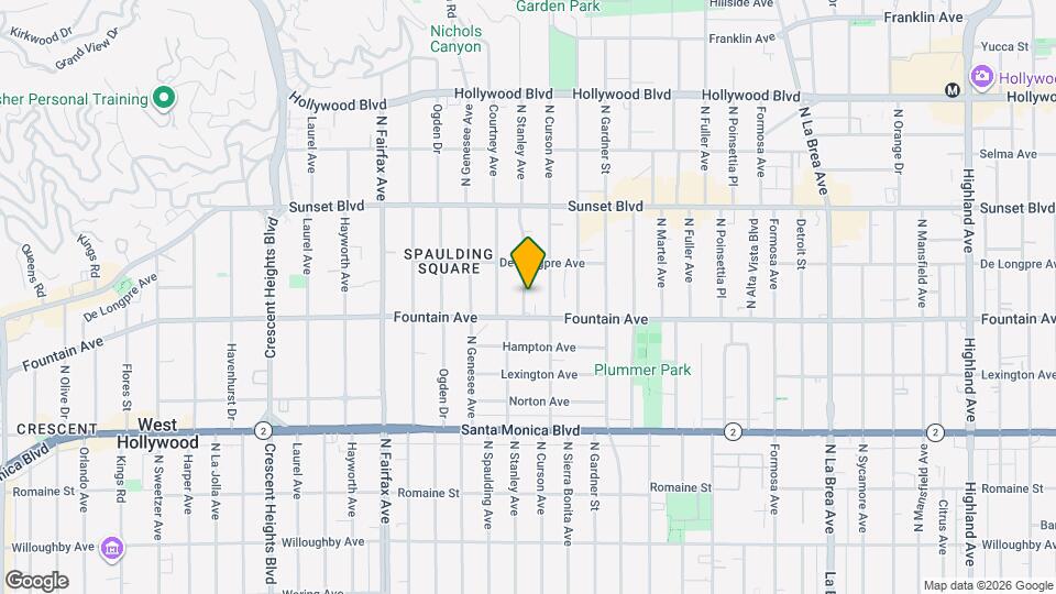 1320 1/2-1317 N Stanley Ave Map and Location Details