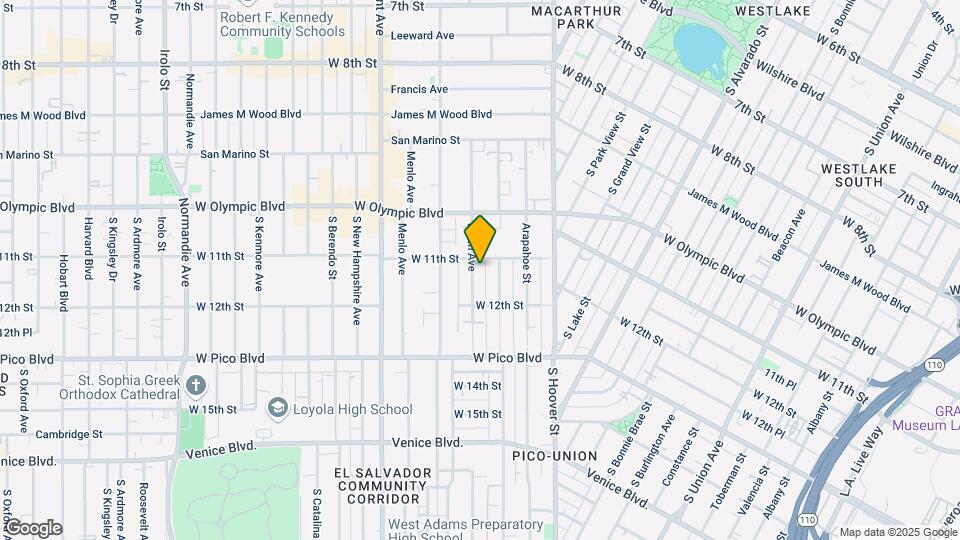 1112 Elden Ave Map and Location Details