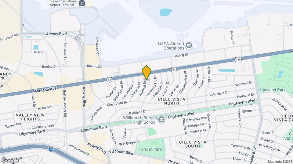 1504 Fairfield Dr Map and Location Details