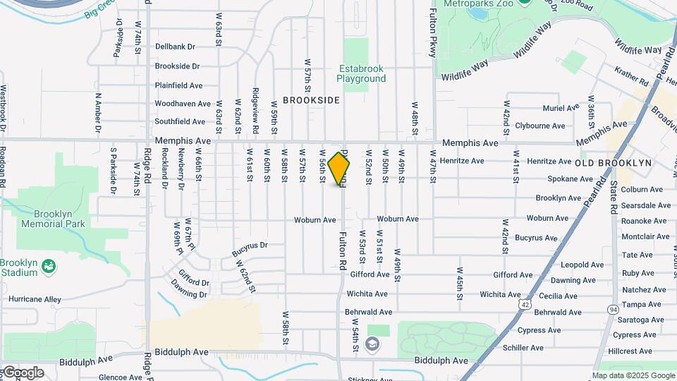 4364 Fulton Rd Map and Location Details