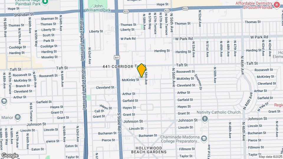 5833 McKinley St, Unit 5833 Mckinley Street Mapa y Detalles de la Ubicación