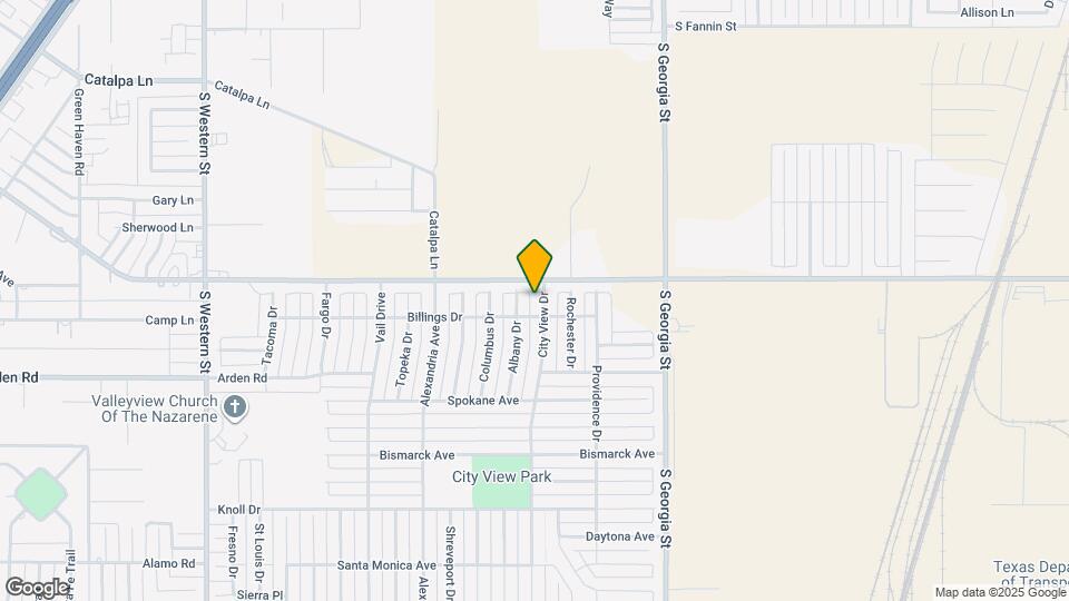 7304 City View Dr Map and Location Details