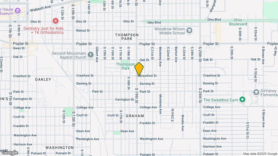 702 S 19th St Map and Location Details