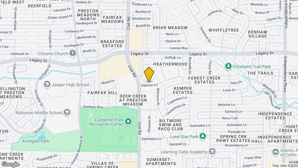 6801 Bolivar Ct Map and Location Details