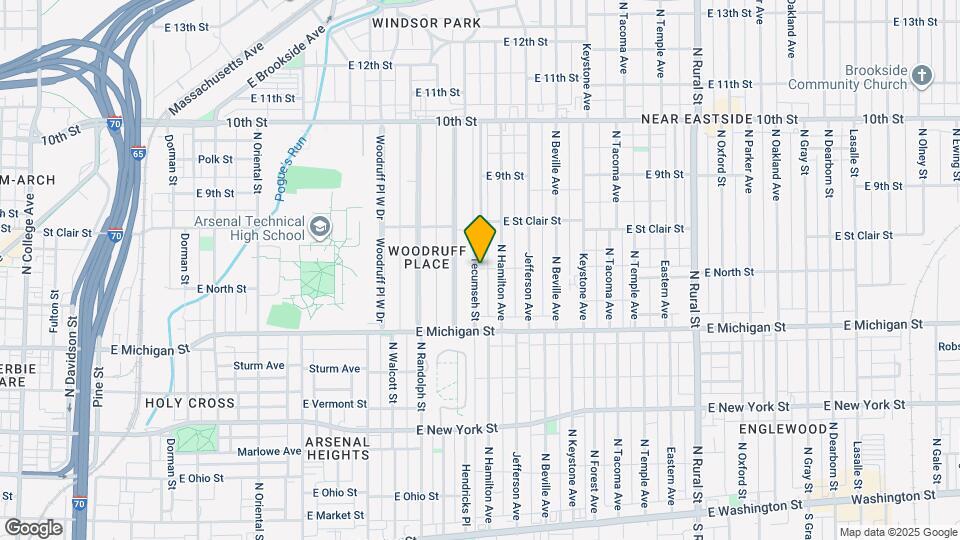 563 Tecumseh St Map and Location Details