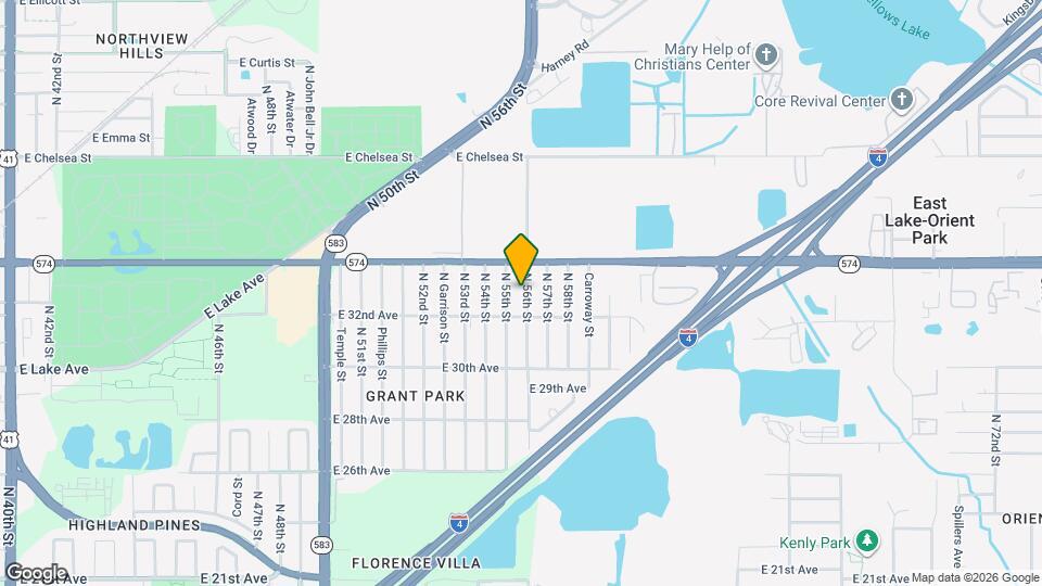 3810 N 56th St, Unit Unit A Map and Location Details