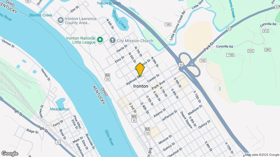 510 Railroad St Map and Location Details
