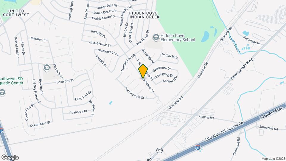 9222 Five Palms Dr Map and Location Details