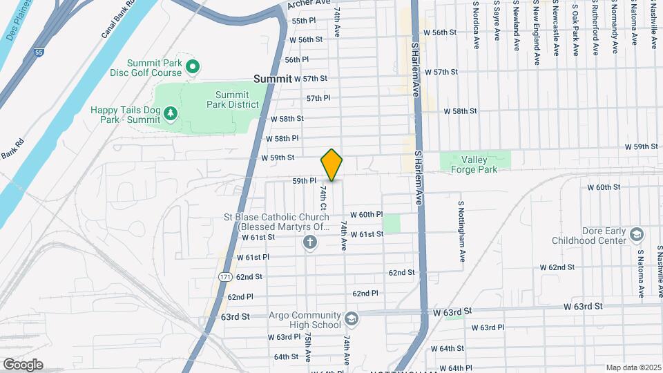 6043 74th Ct Map and Location Details