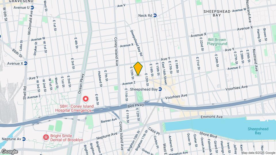 1213 Avenue Z, Unit 1213 Avenue Z Map and Location Details