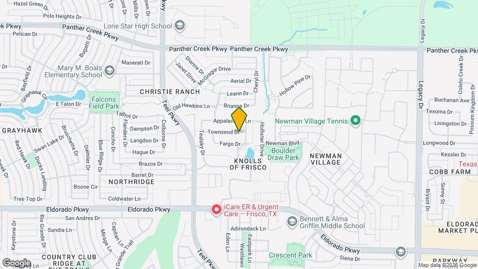 3103 Townsend Dr Map and Location Details