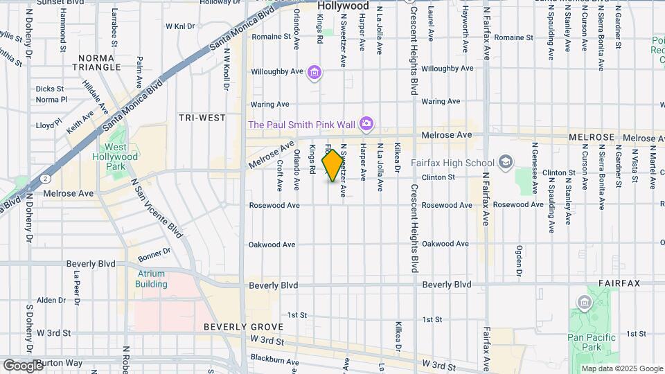 528 Flores St, Unit 103 Map and Location Details