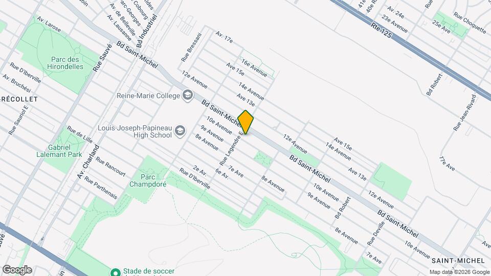 9019 10E Av Map and Location Details