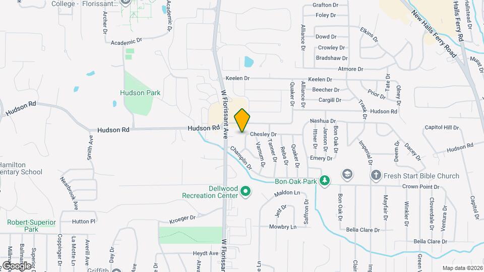 10329 Chesley Dr Map and Location Details