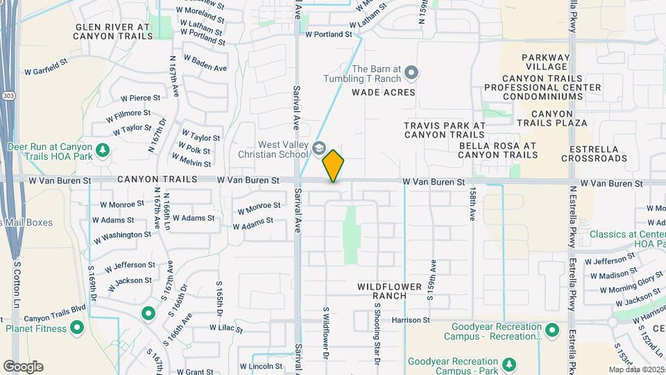 16218 W Woodlands Ave Map and Location Details