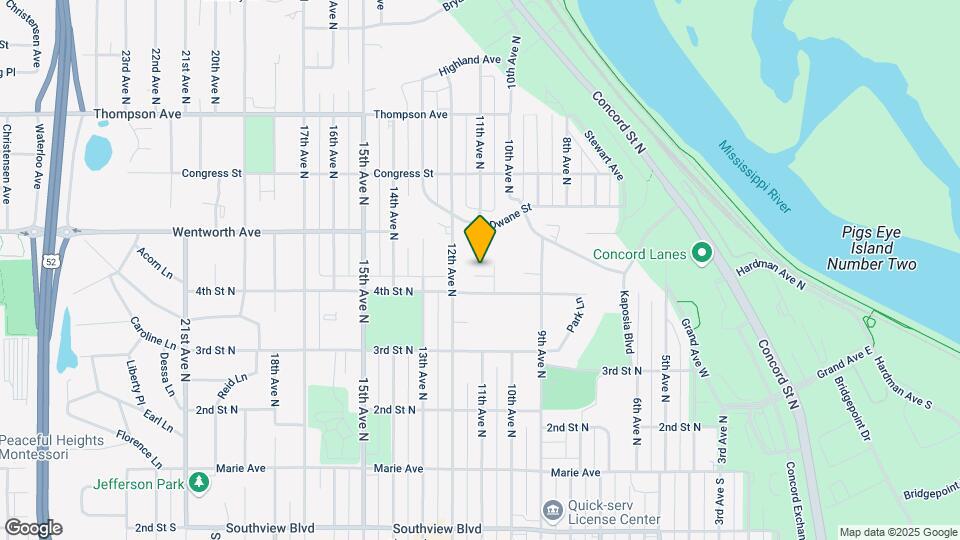 405 10th Ave N Map and Location Details