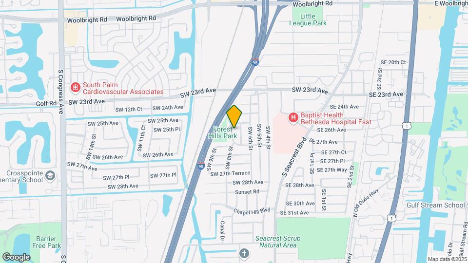 2640 SW 8th St Map and Location Details