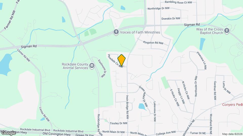 1150 Pinedale Cir NW, Unit 1150 Map and Location Details