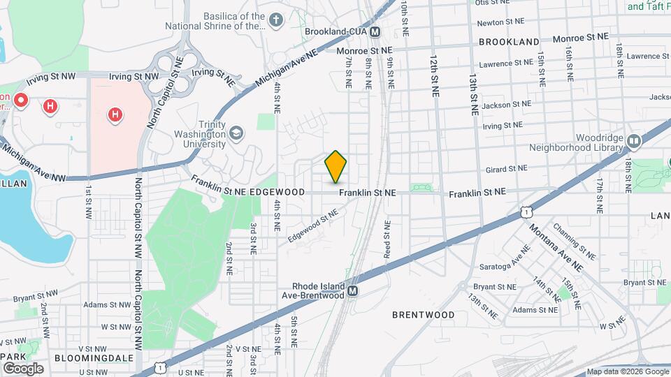 632 Franklin St NE Map and Location Details