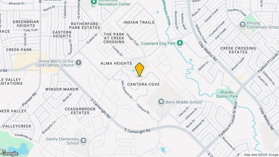 2324 Cantura Dr Map and Location Details