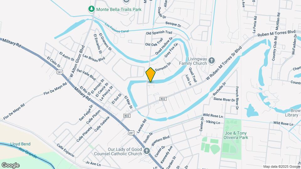 2200 Laredo Rd Map and Location Details