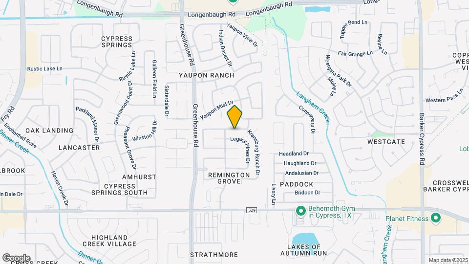 19035 Walbrook Meadows Ln Map and Location Details