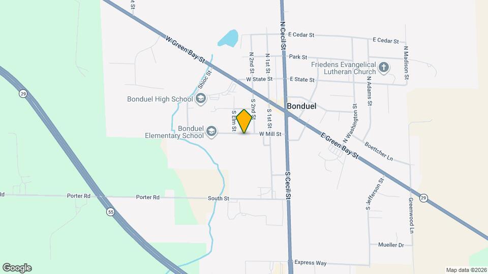 316 W Mill St, Unit Mill st apartments Map and Location Details