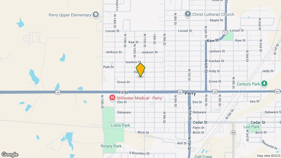 1109 Grove St Map and Location Details