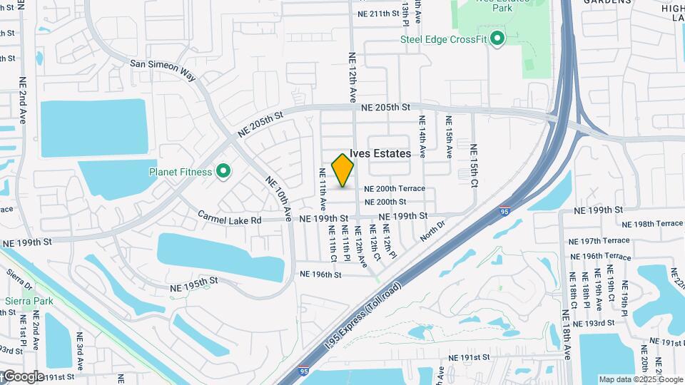 1160 NE 200th Terrace Map and Location Details