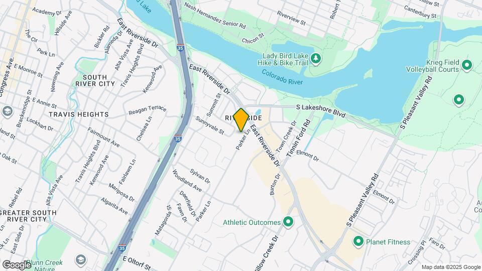 1300 Parker Ln Map and Location Details