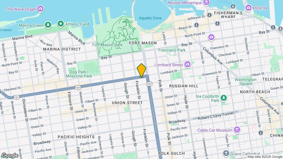 1447 Lombard St Map and Location Details