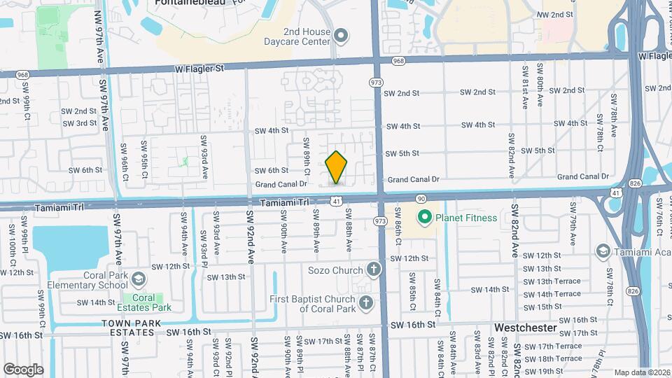 8880 SW 6th Ln Map and Location Details