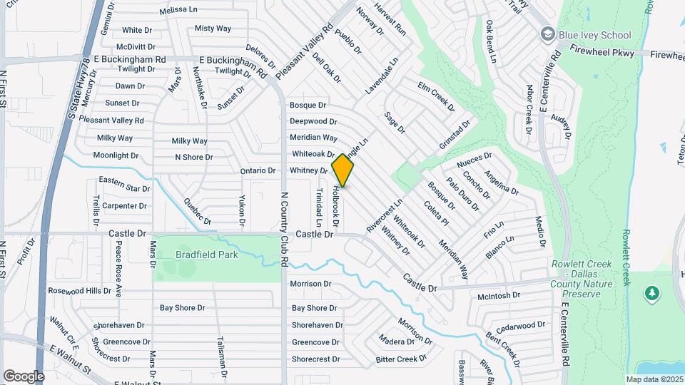 1606 Whitney Dr Map and Location Details