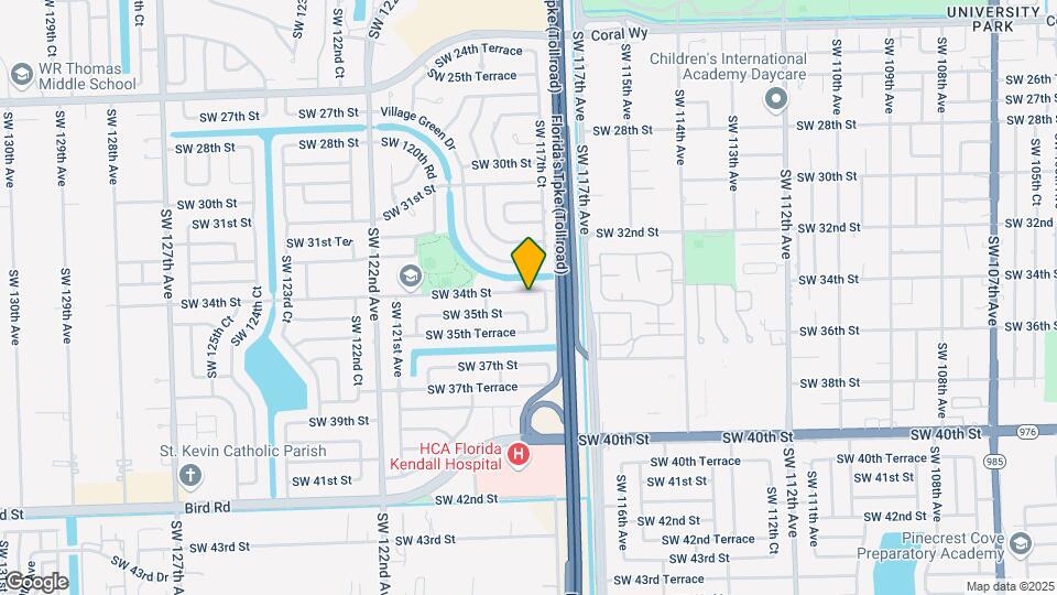 11790 SW 34th St Map and Location Details