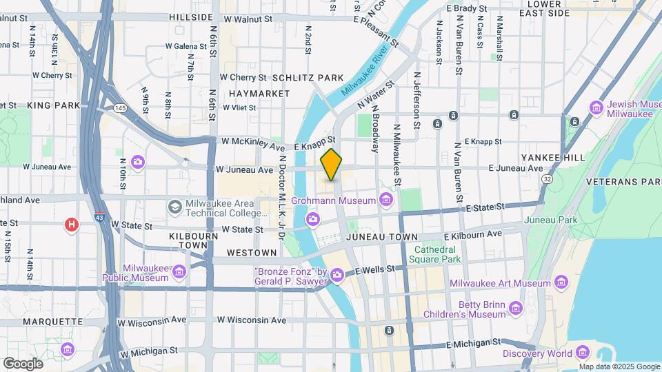 1103 N Water St, Unit 408 Map and Location Details