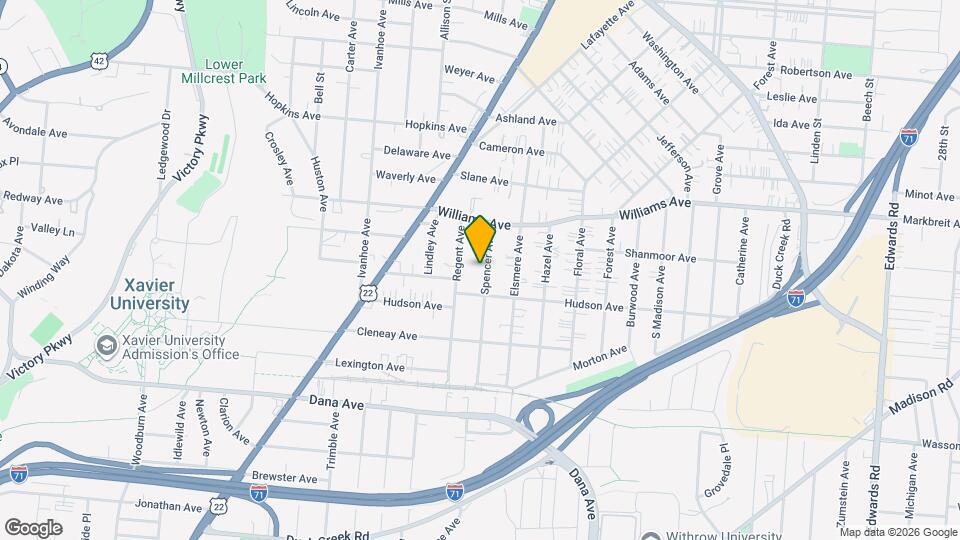 3923 Spencer Ave Map and Location Details