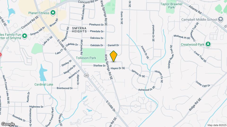 1248 Cliffwood Dr Map and Location Details