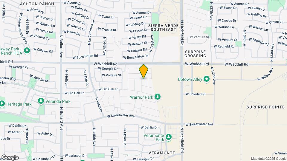 13581 N 141st Ln Map and Location Details