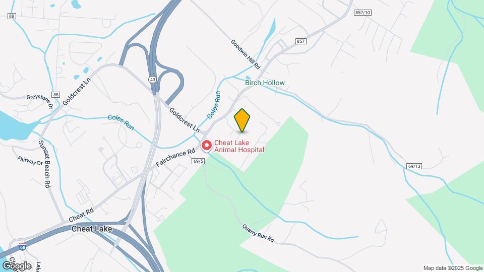 408 Twin Knobs Dr Map and Location Details