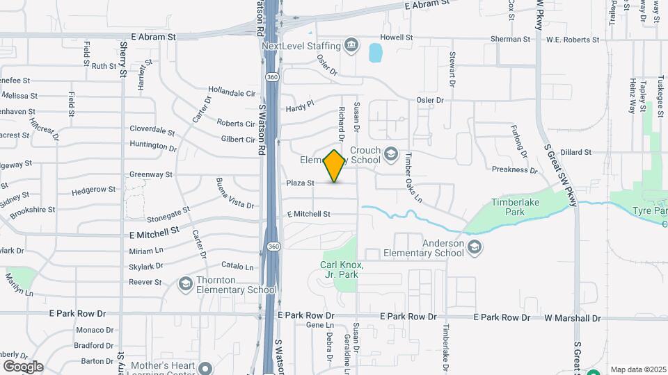 2810 Plaza St Map and Location Details